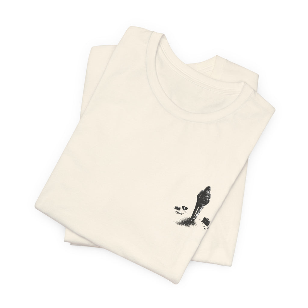 Knowing When to Leave Tee: "The Party, The Job, The Relationship" Minimal Back-Print T-Shirt