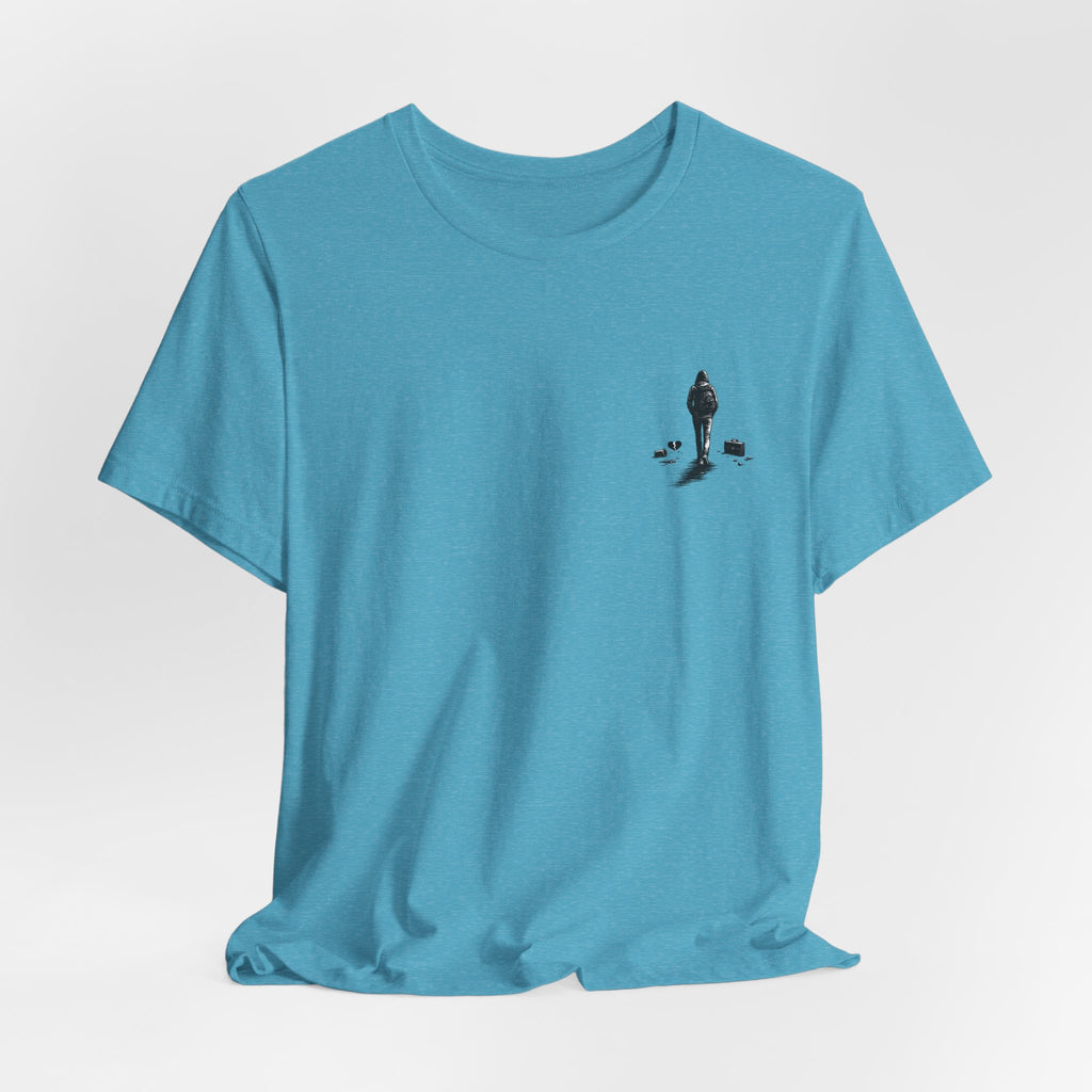 Knowing When to Leave Tee: "The Party, The Job, The Relationship" Minimal Back-Print T-Shirt