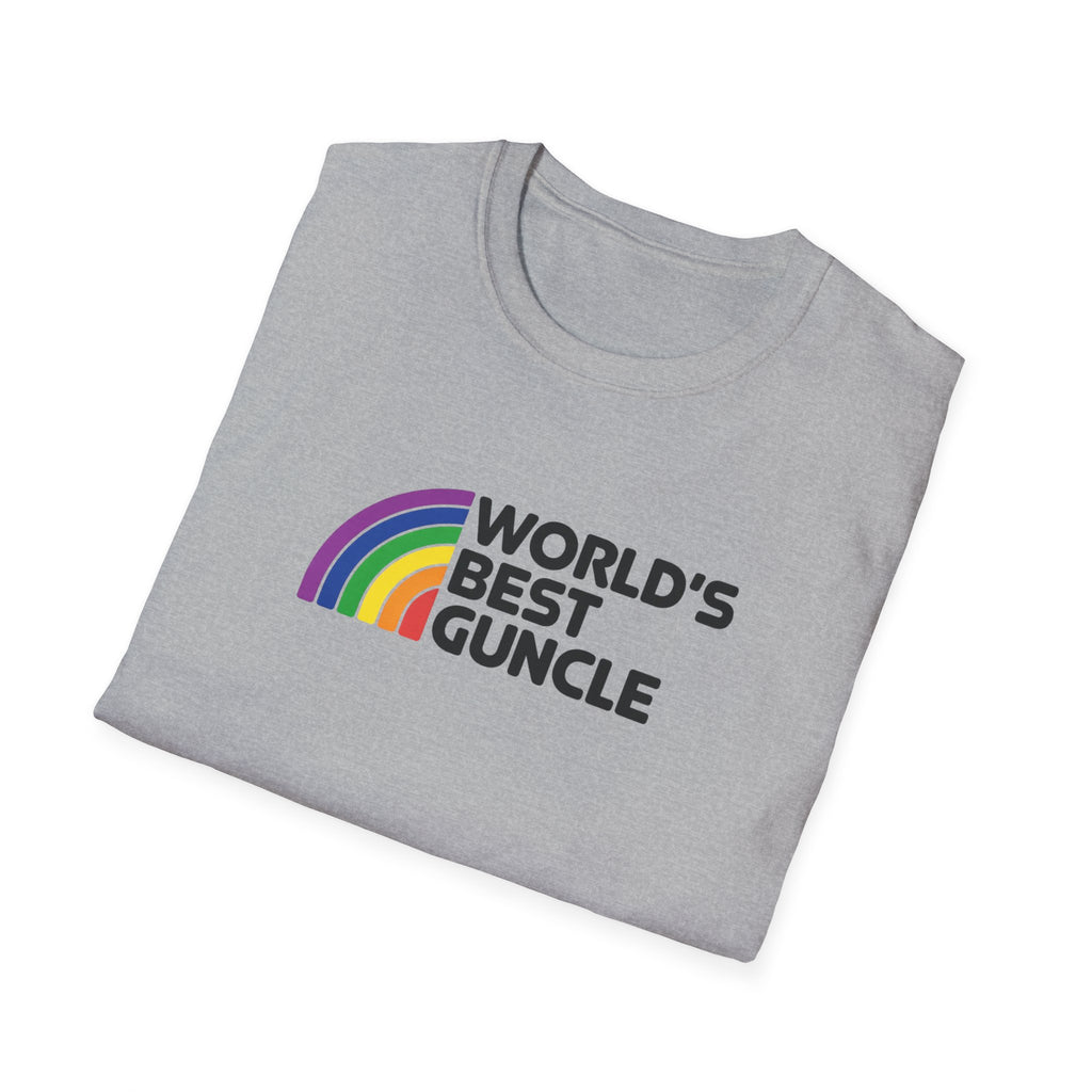World's Best Guncle Rainbow T-Shirt: Pride Gift for Gay Uncle