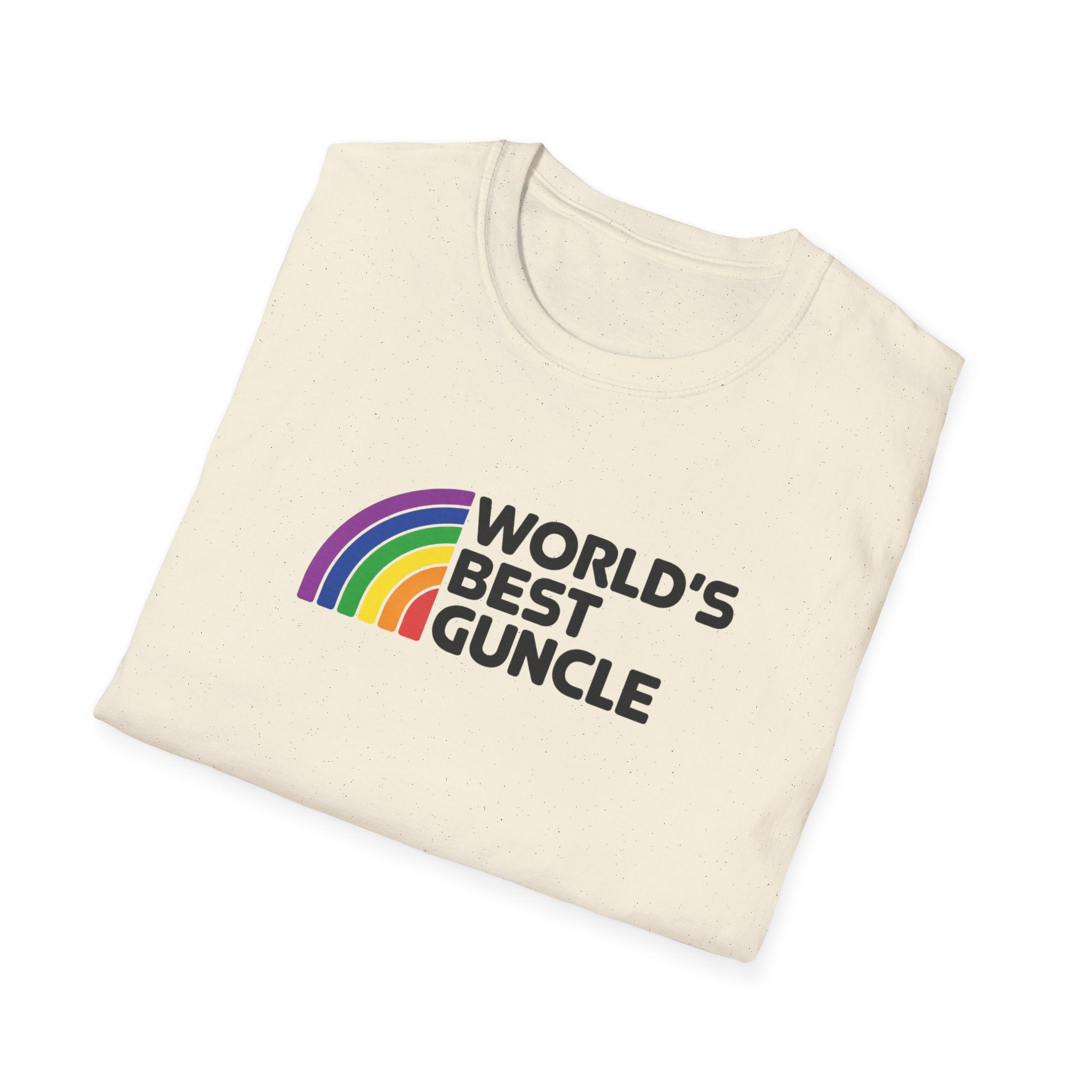 World's Best Guncle Rainbow T-Shirt: Pride Gift for Gay Uncle