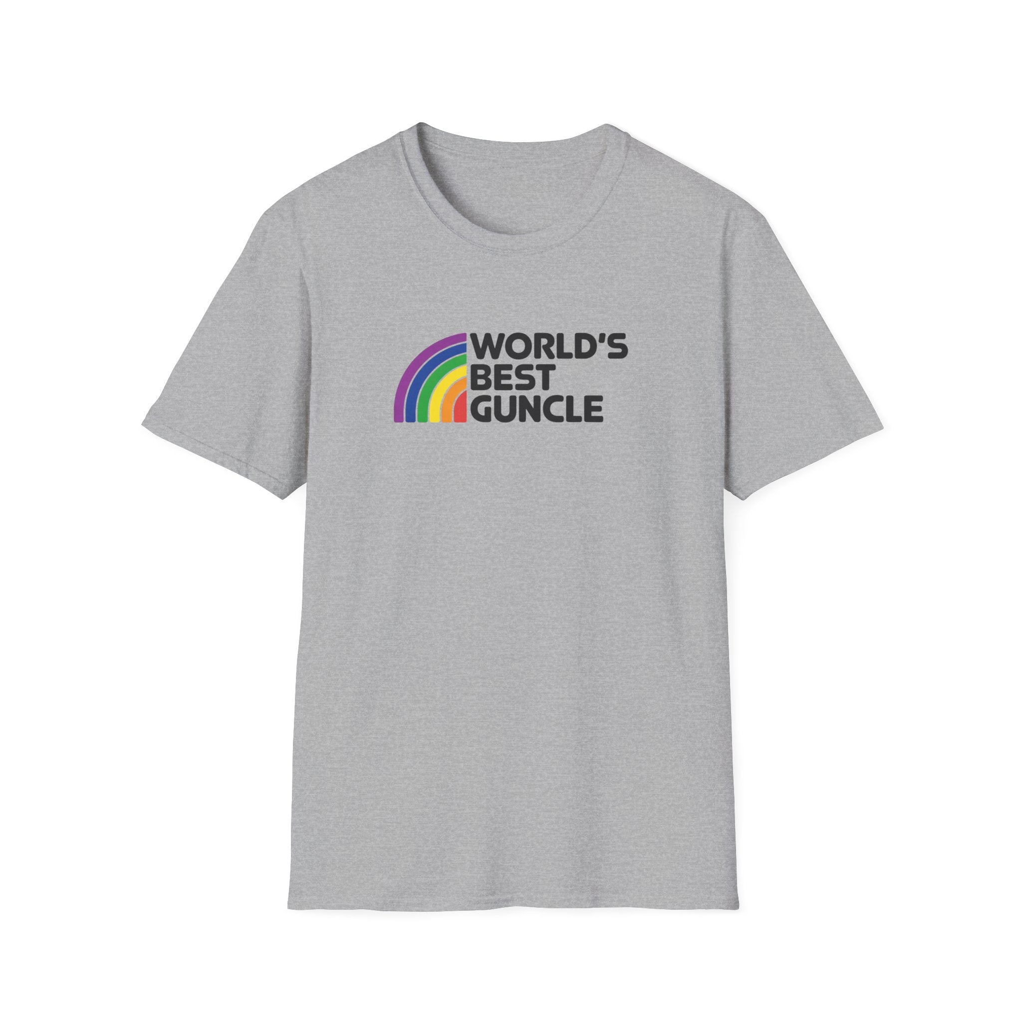 World's Best Guncle Rainbow T-Shirt: Pride Gift for Gay Uncle