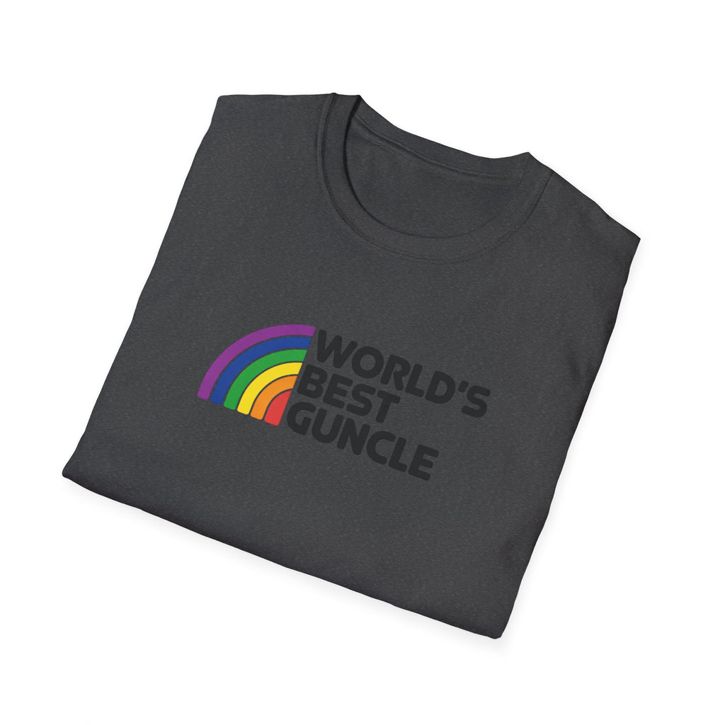 World's Best Guncle Rainbow T-Shirt: Pride Gift for Gay Uncle
