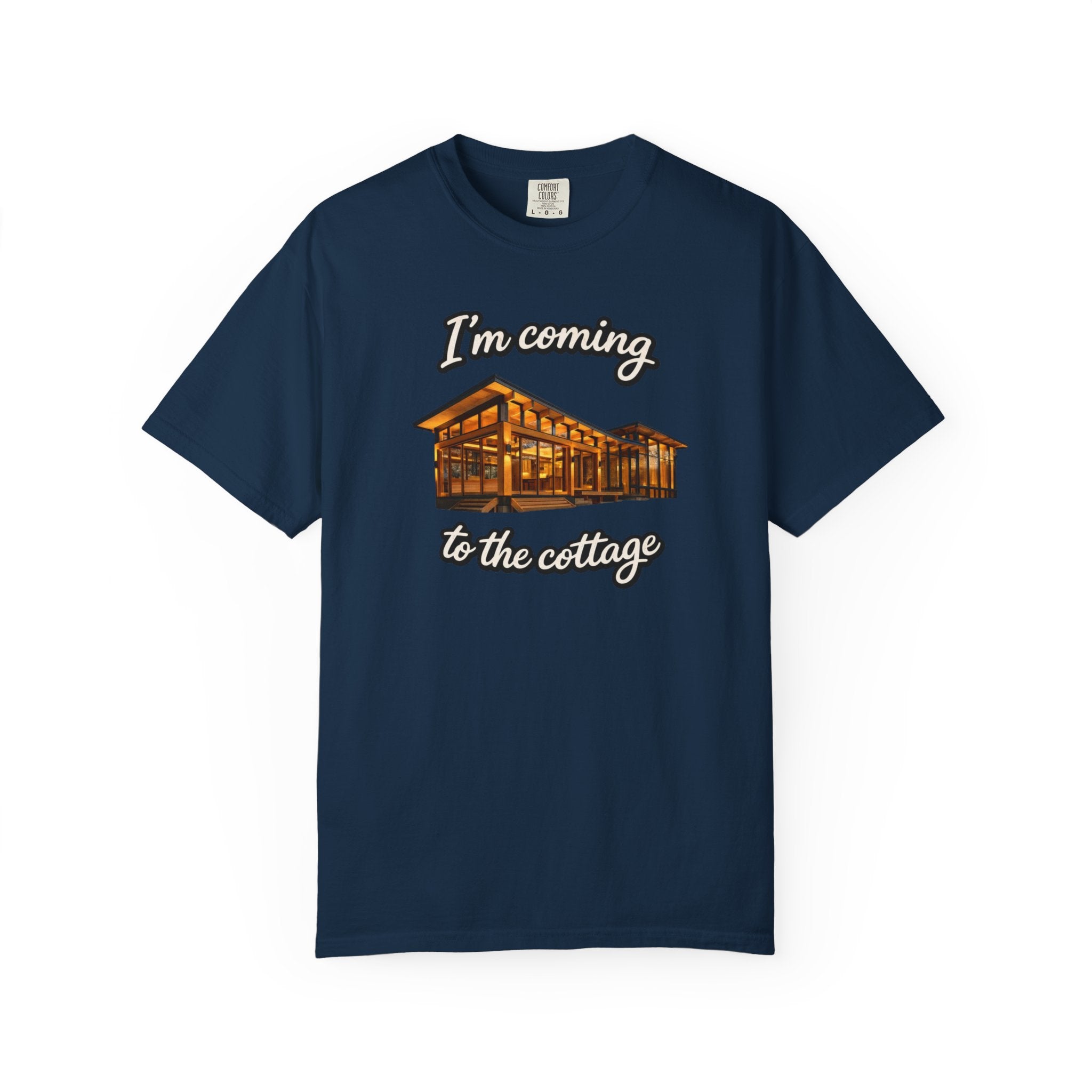 Cottage Cabin T-Shirt: "I'm Coming to the Cottage" Relaxed Heated Rivalry Retreat Tee