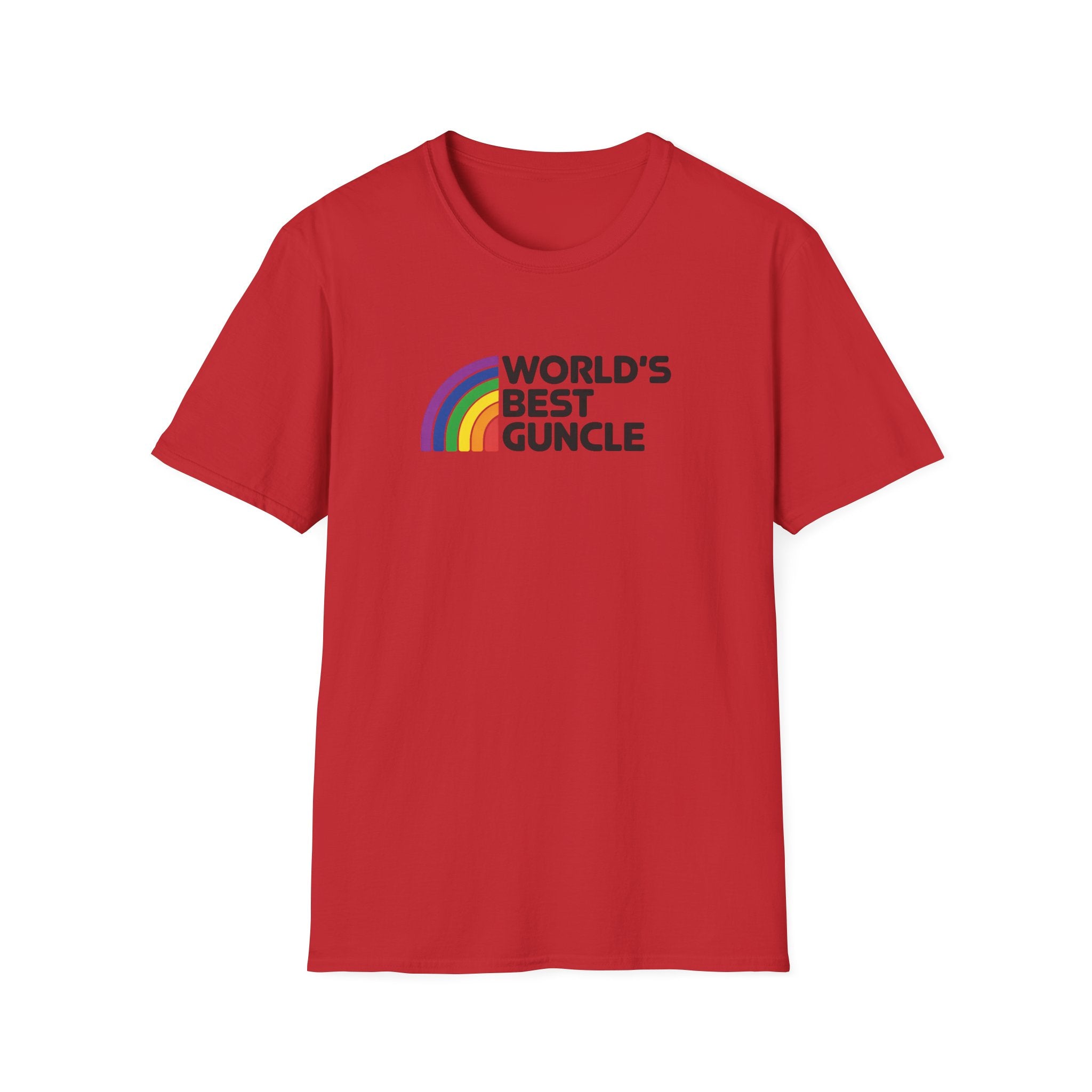 World's Best Guncle Rainbow T-Shirt: Pride Gift for Gay Uncle