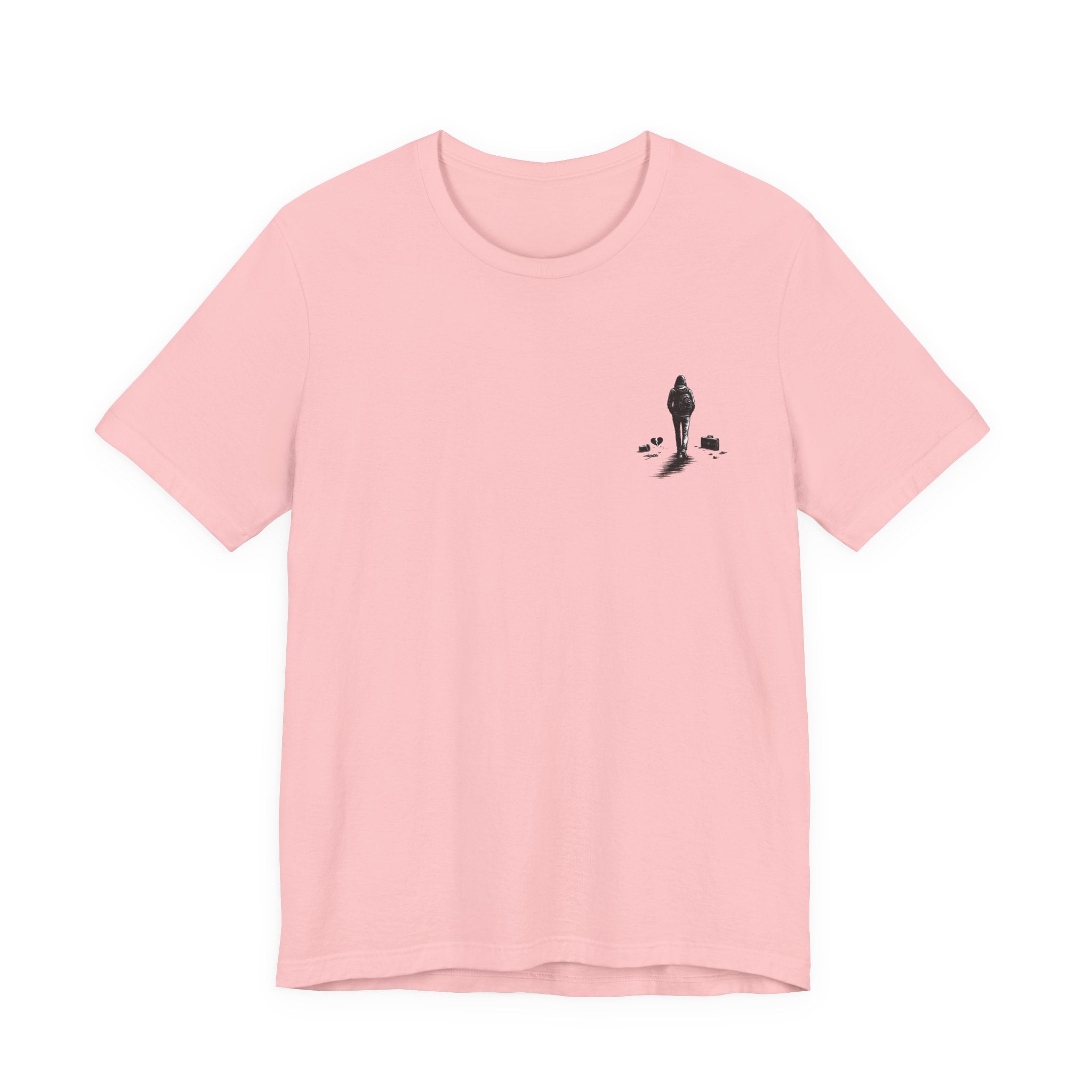 Knowing When to Leave Tee: "The Party, The Job, The Relationship" Minimal Back-Print T-Shirt