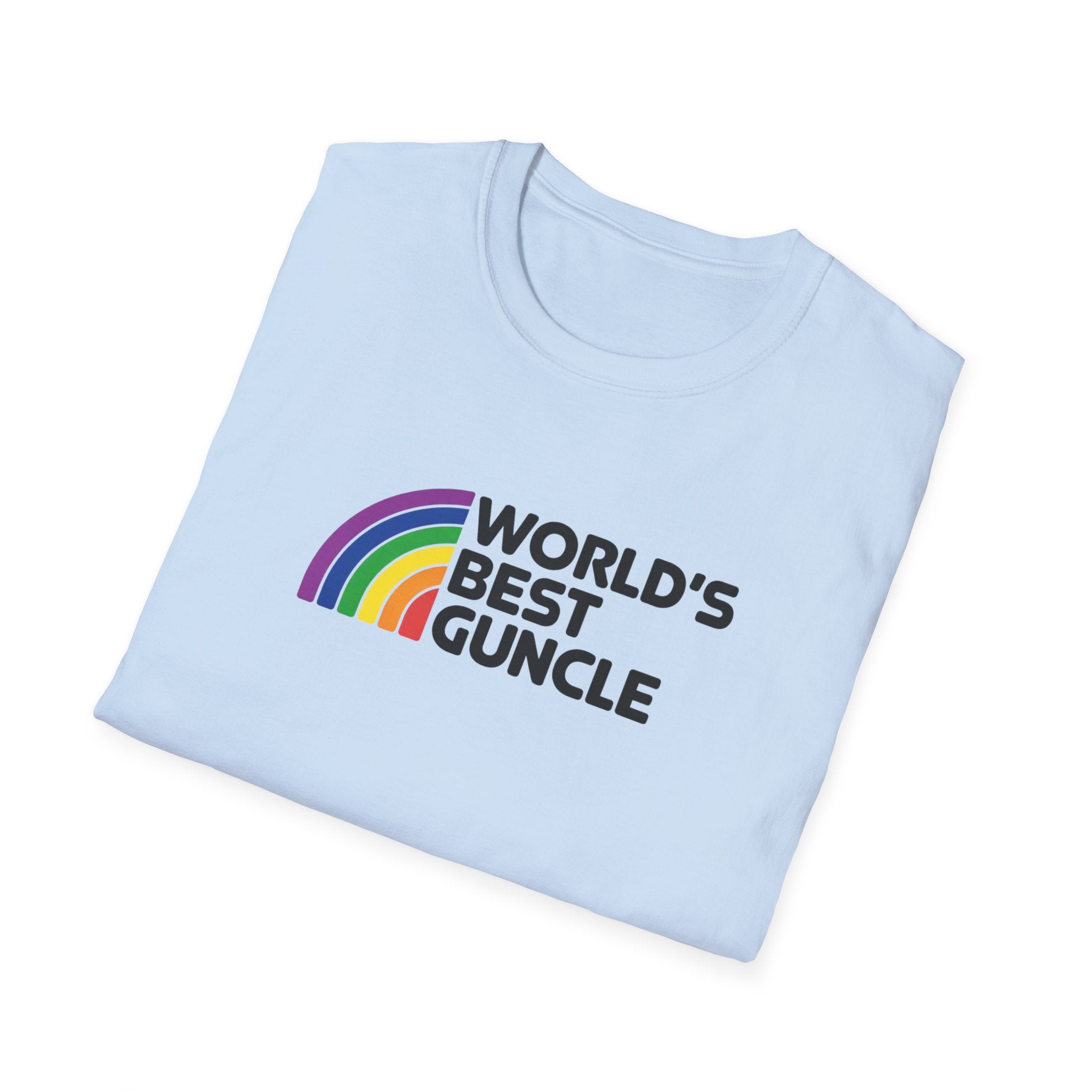 World's Best Guncle Rainbow T-Shirt: Pride Gift for Gay Uncle