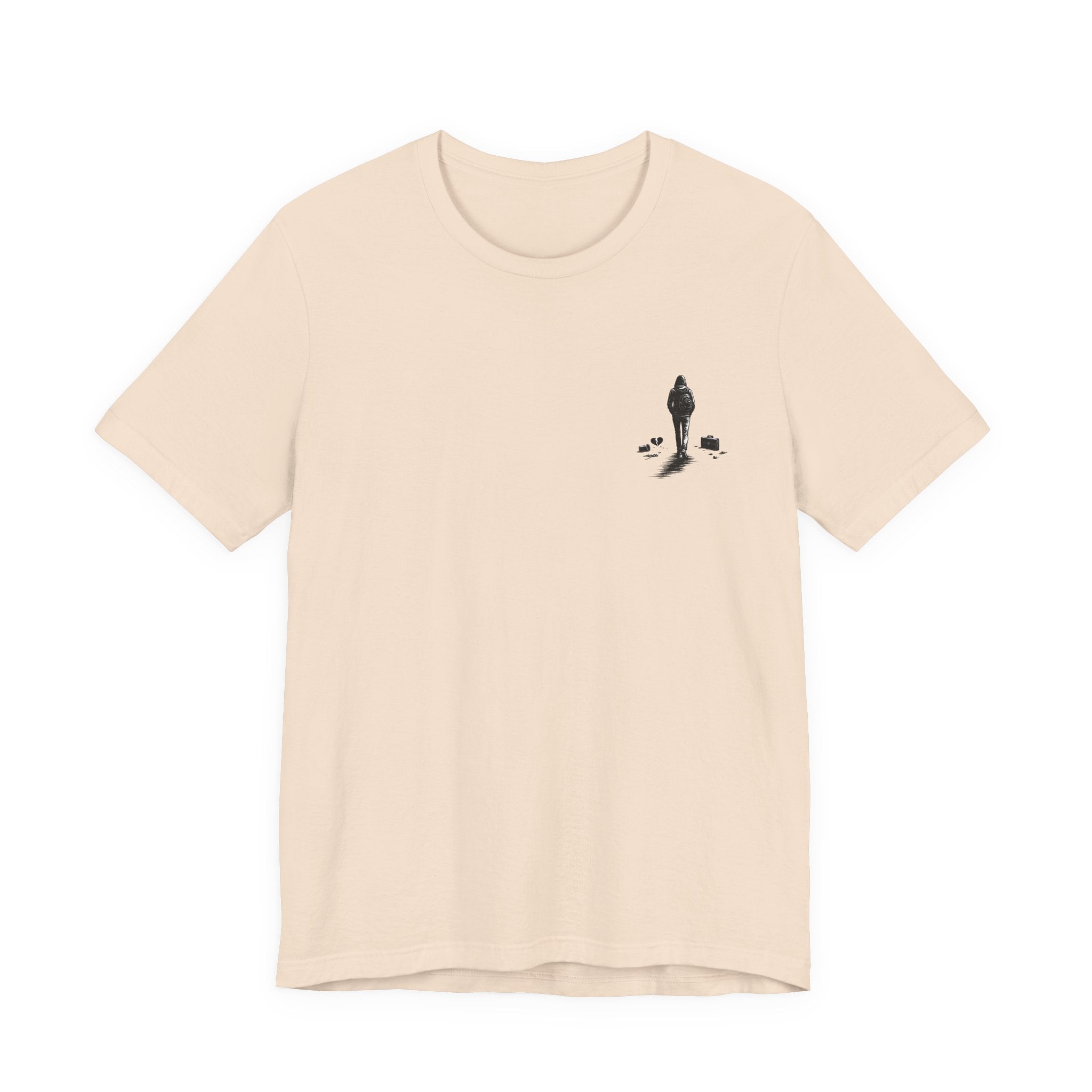 Knowing When to Leave Tee: "The Party, The Job, The Relationship" Minimal Back-Print T-Shirt
