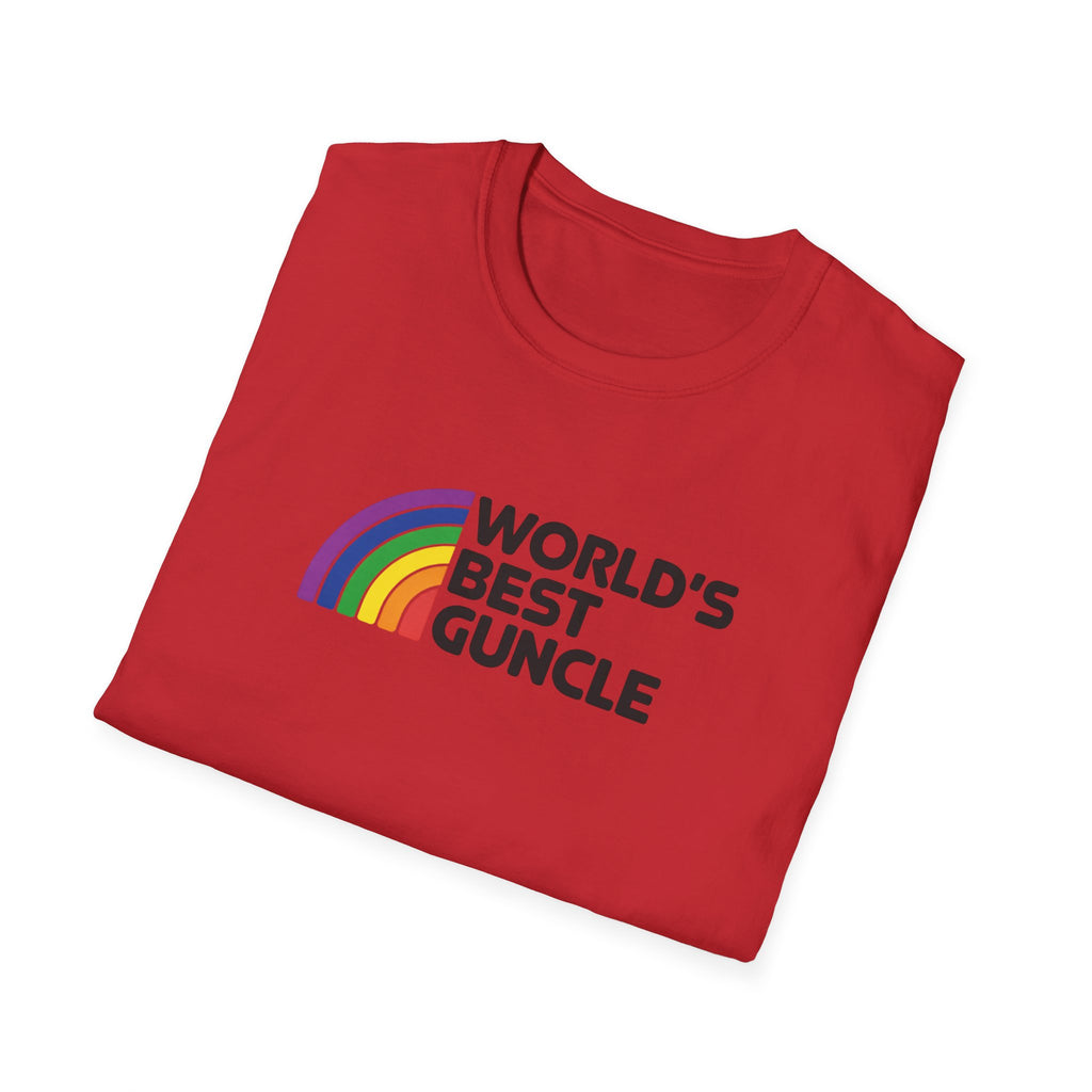 World's Best Guncle Rainbow T-Shirt: Pride Gift for Gay Uncle